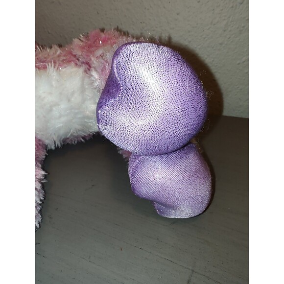 Build A Bear 2016 Pink Glitter Metallic Twinkle Plush  14" Reindeer Deer Holiday - Picture 3 of 13